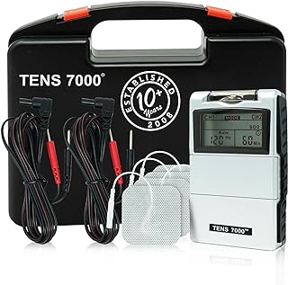 TENS 7000 Digital TENS Unit with Accessories - TENS Unit Muscle Stimulator for Back Pain Relief, Shoulder Pain Relief, Nec...